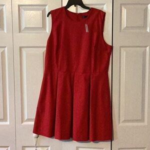 Sleeveless red Dress